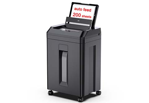 Apex-345 Office Paper Shredder Front View